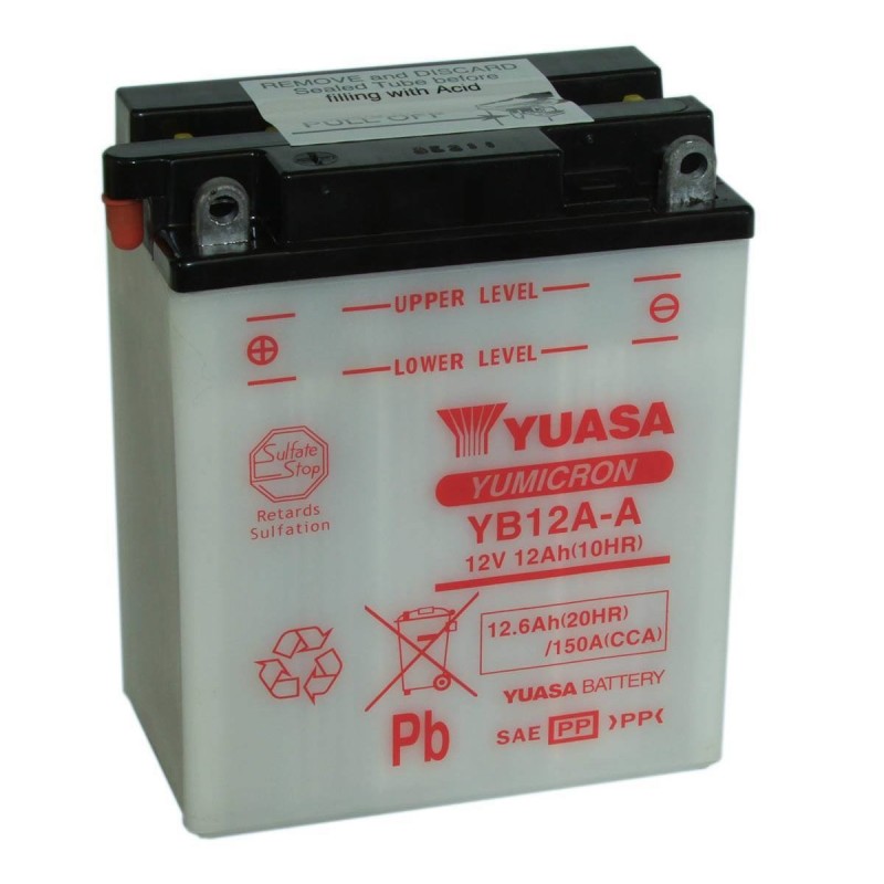 Batterie Plomb 12V 55Ah (228x137x211) Cyclique Yuasa (YPC55-12) - Vlad