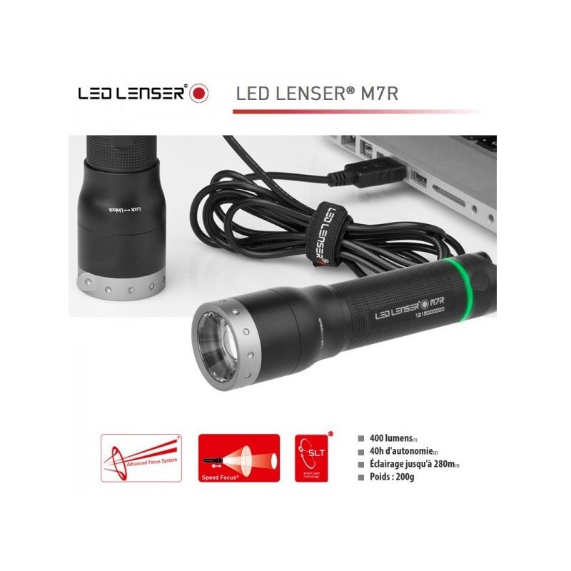 M7r lampe torche rechargeable Ledlenser M7r.2