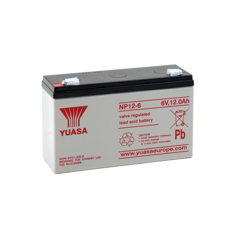 jawa - batterie pour jawa cz 125 cc Batterie-yuasa-np12-6-6v-12ah