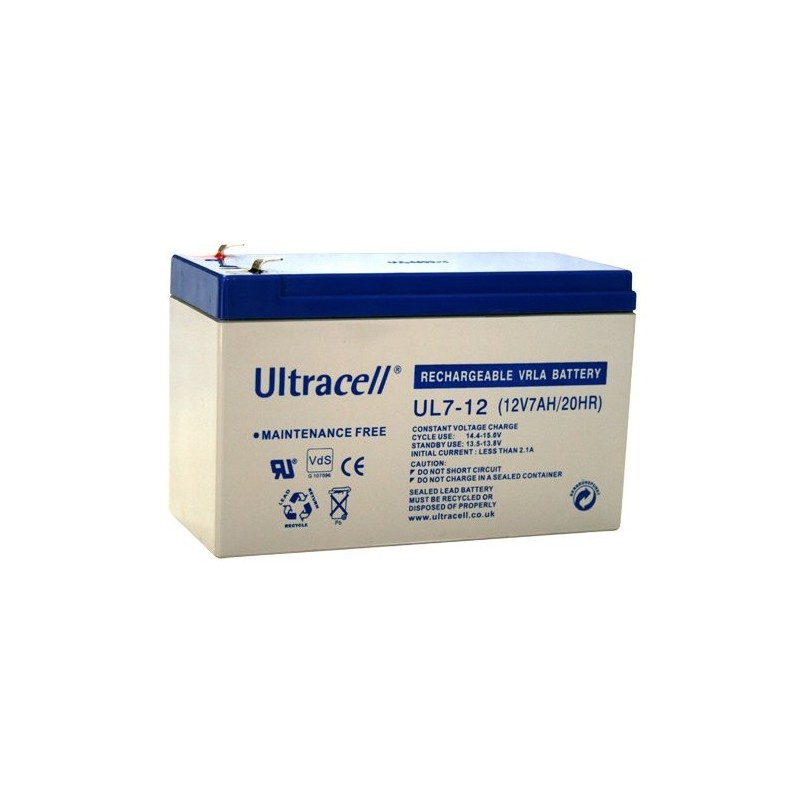 Ultracell UL7-6 6V 7Ah Batterie au plomb - 6V - Batterie au plomb