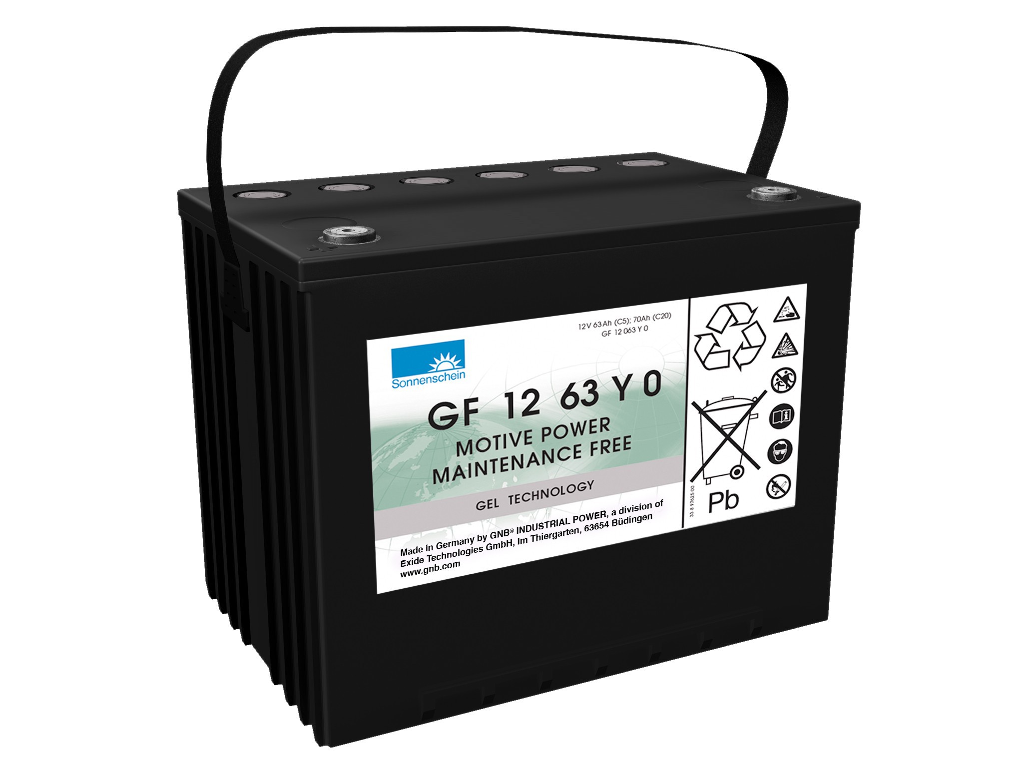 Batterie GEL ACEDIS GLH12-70 12v 68Ah à Décharge lente