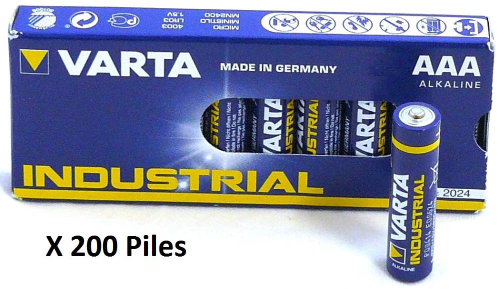 Piles AAA LR03 Varta Industrial