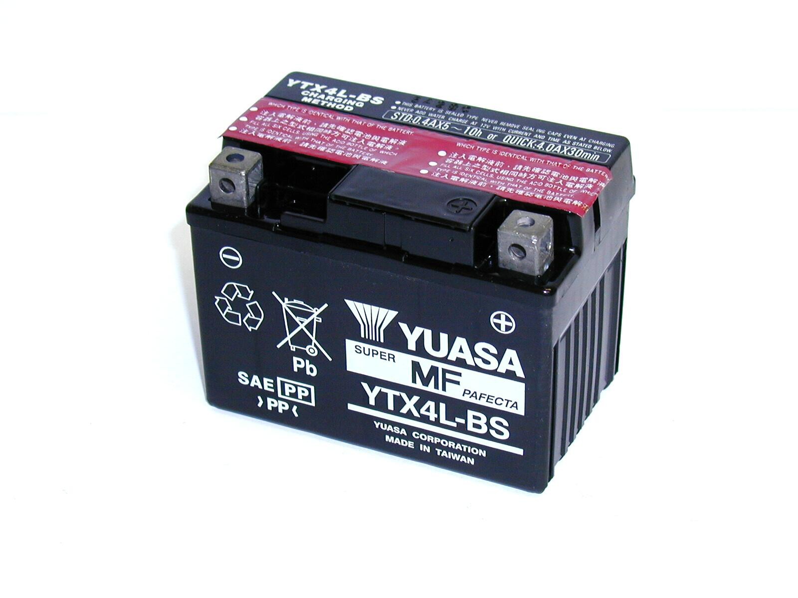 BATTERIE MOTO 12V 12AH YTX14H-BS YUASA - 110€