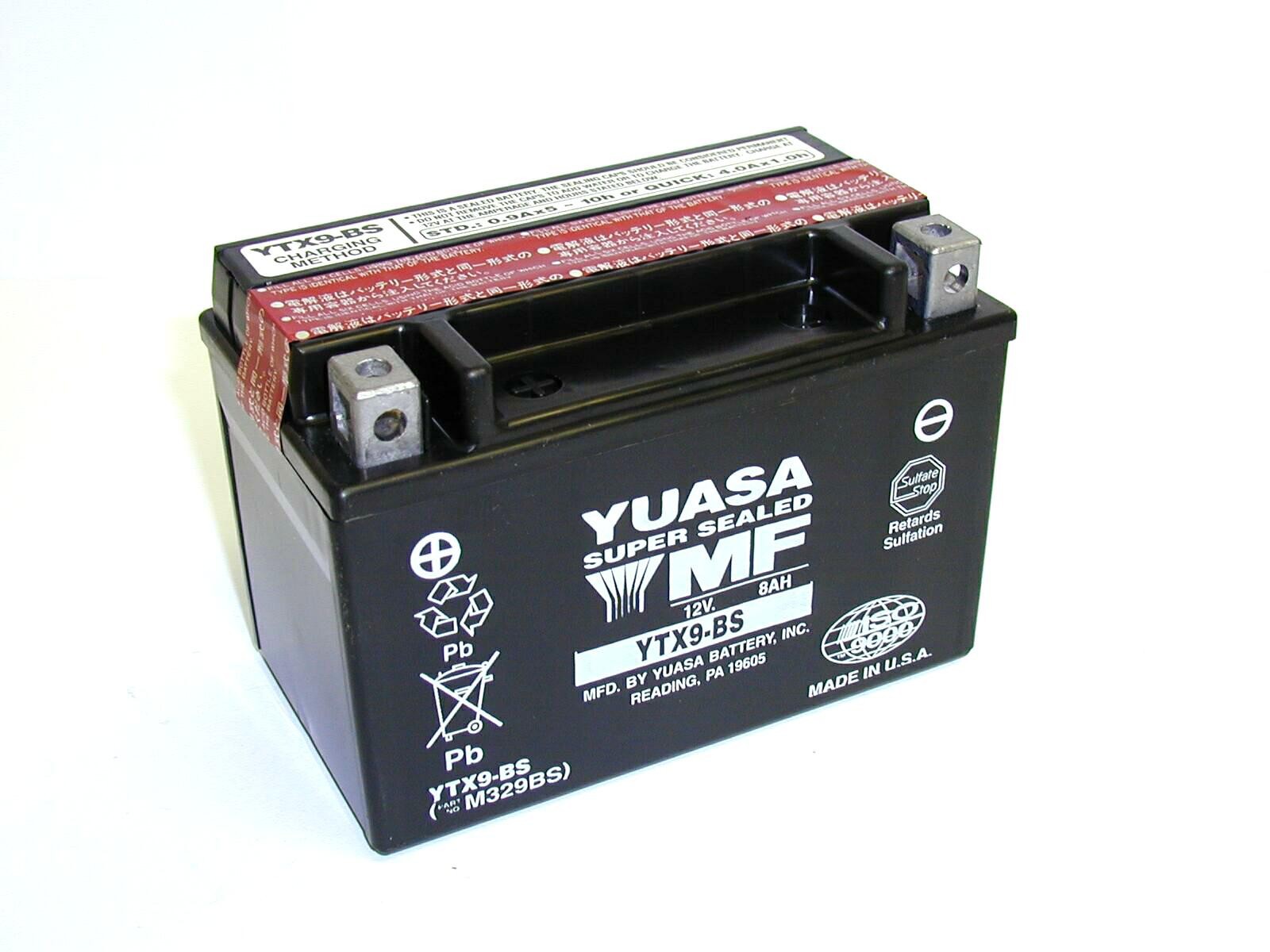 Batterie YTX9-BS SLA AGM Kyoto moto : , batterie moto de  moto