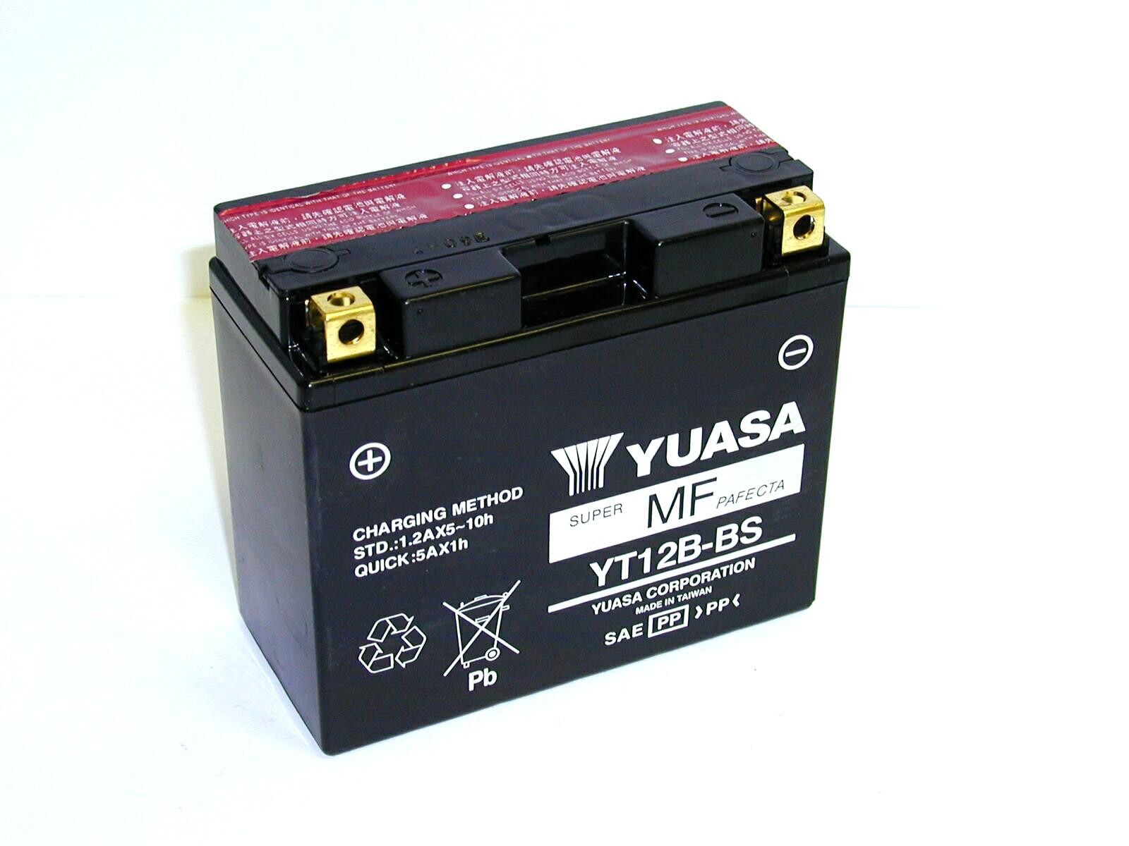 Batterie moto Kyoto / Fulbat YT12B-BS 12V 10AH