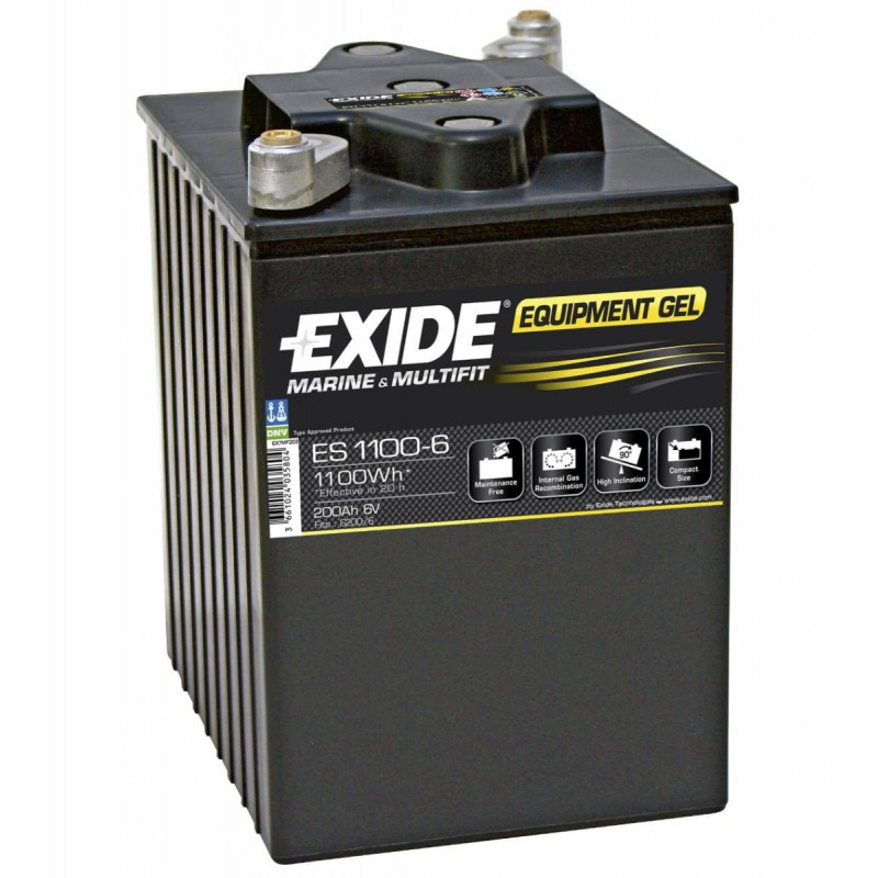 BATTERIE EXIDE VOITURE ANCIENNE 80AH 6V