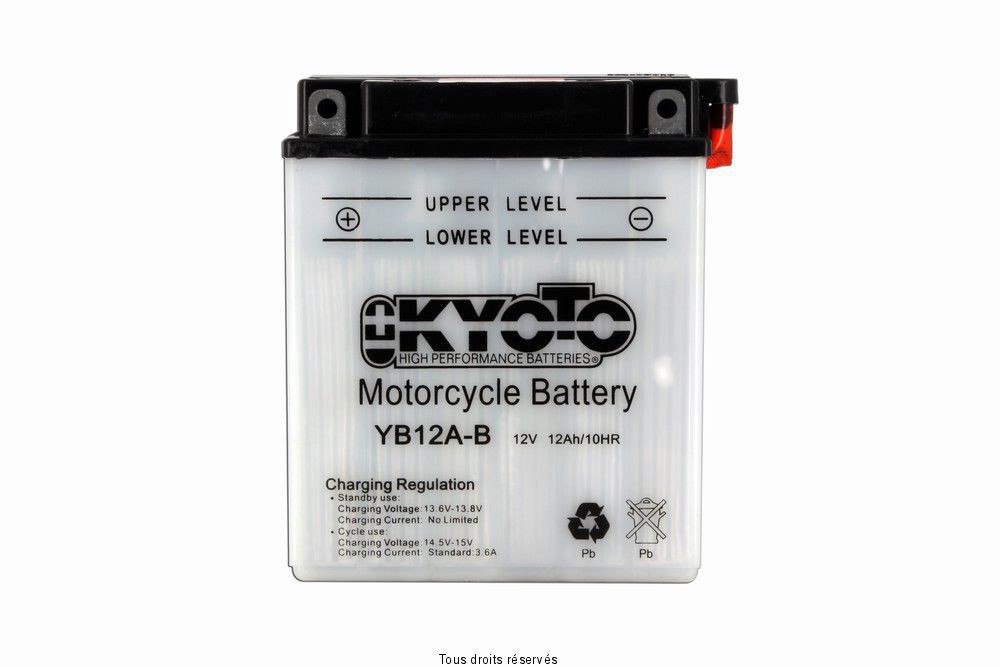 Batterie moto YB12A-B 12V...