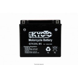 Batterie moto Kyoto YTX20L-BS 12V 18AH