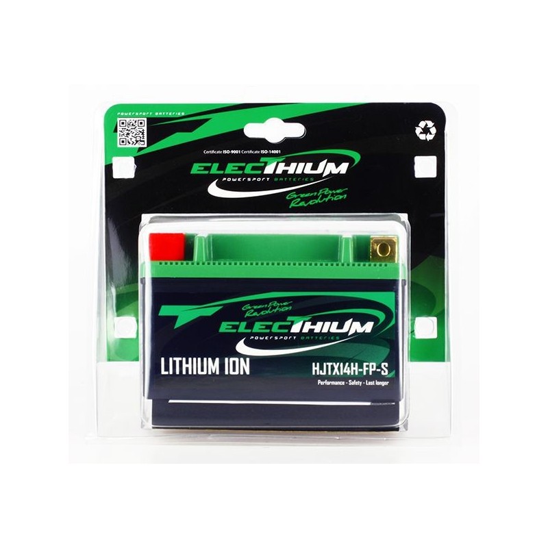 Batterie moto Lithium 12V 12AH YTX14-BS / YTX14A-BS / HJTX14H