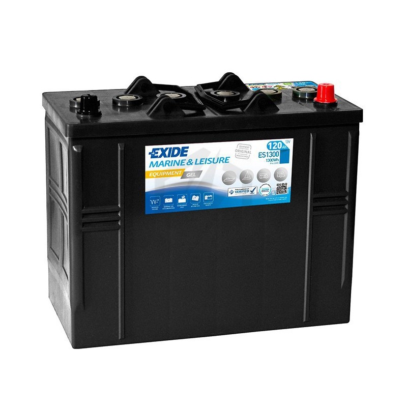 Batterie décharge lente EXIDE GEL ES1300 12V 120AH