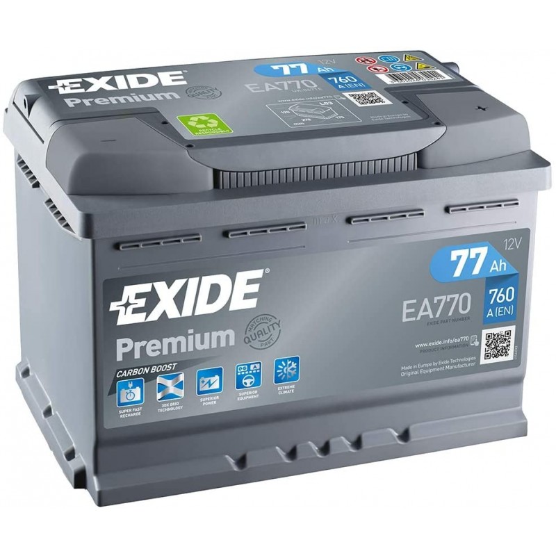 Exide ea770 аккумулятор Exide ea770 аккумулятор