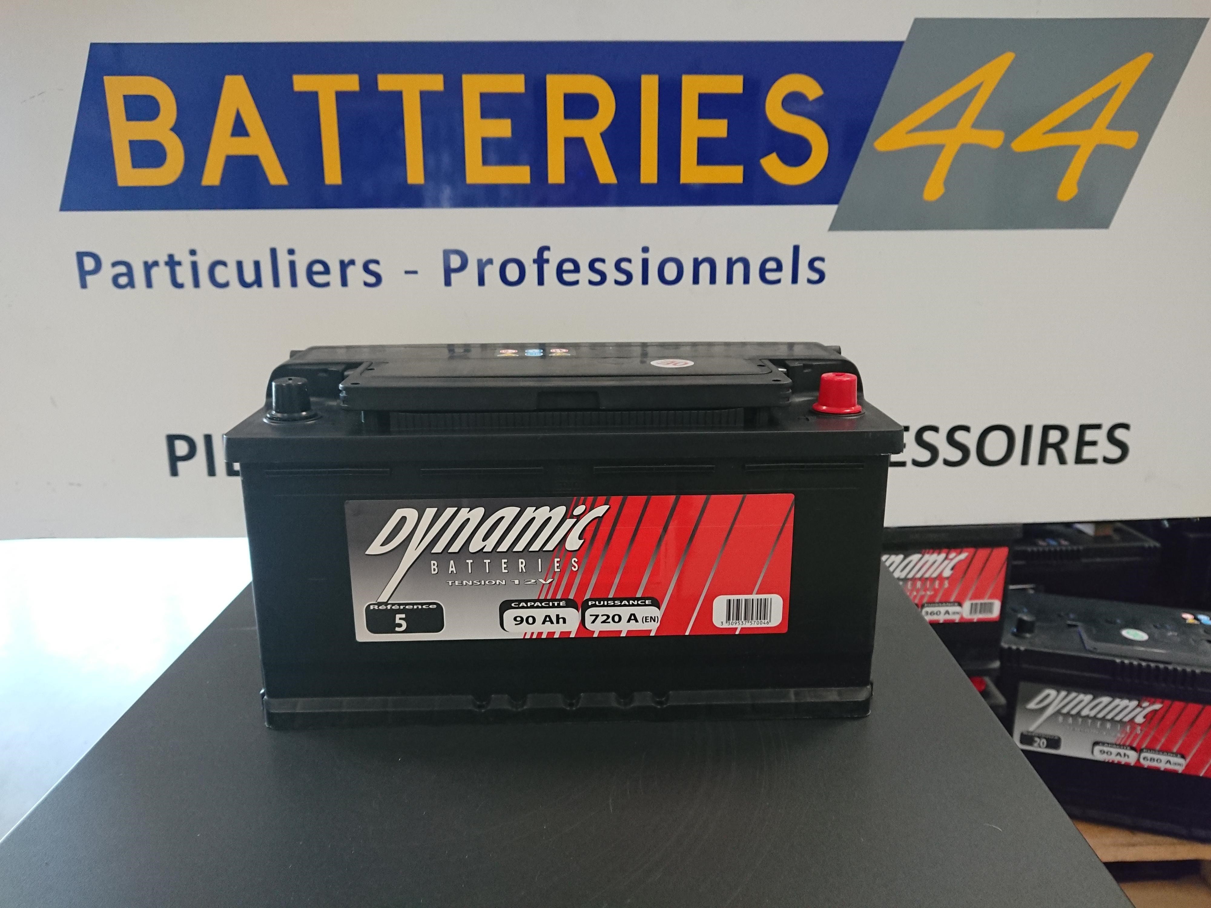 Batterie de démarrage 12V 90AH ET +