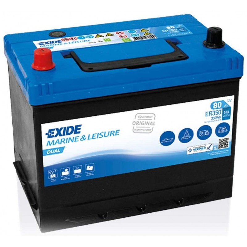 Batterie 12V 60 Ah 510A - Équipement auto