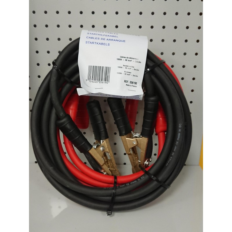 Cable de démarrage 25mm2, poids lourd, rouge