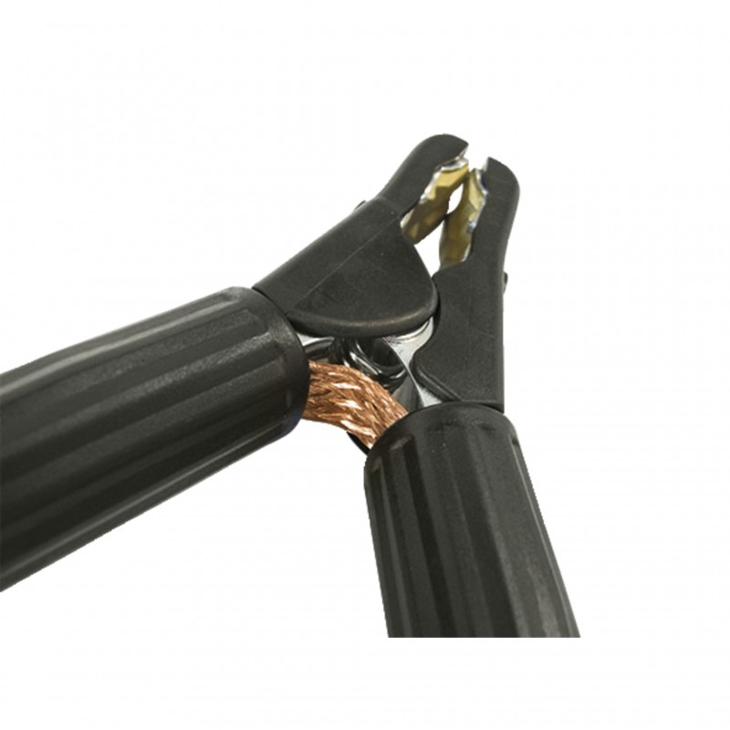 Câbles De Démarrage GYS PRO 1000A - 4,5m Section 35mm² Pinces Laiton Pur - Pour Véhicules Poids-Lourds