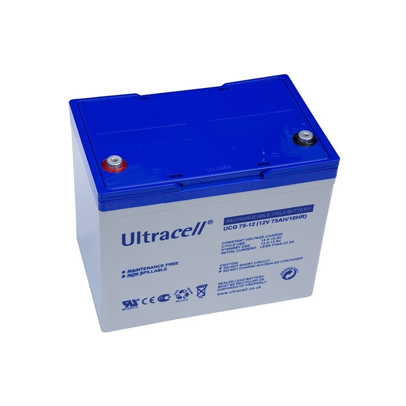 Batterie Gel Ultracell UCG75-12 12V 75AH