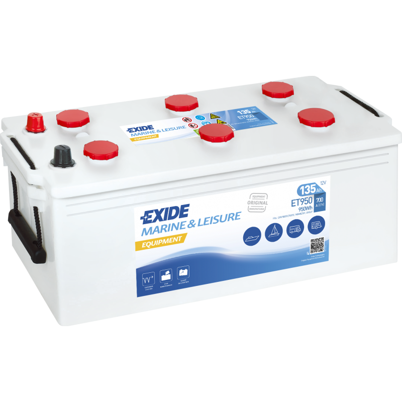 Batterie décharge lente Exide ET950 12V 135AH