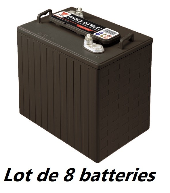 Lot de 8 batteries YUASA...