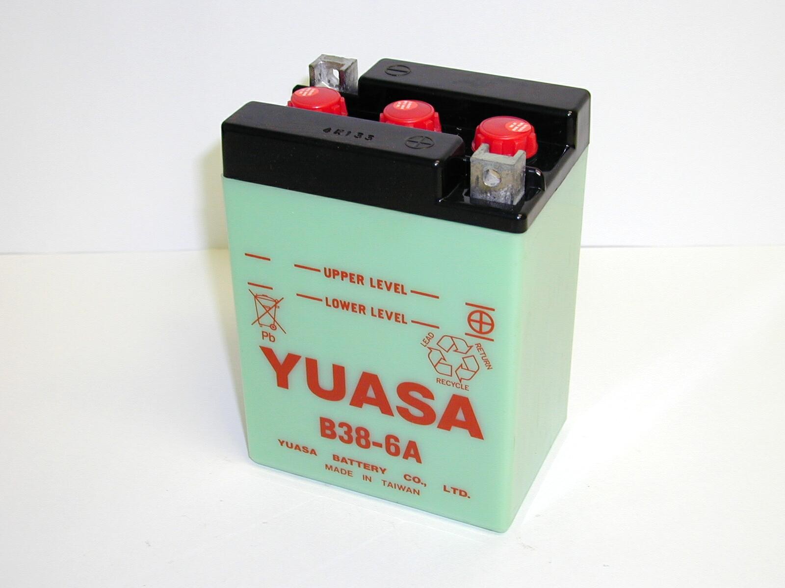 Batterie YUASA 6V 7 Ah pour voiture et moto électrique enfant