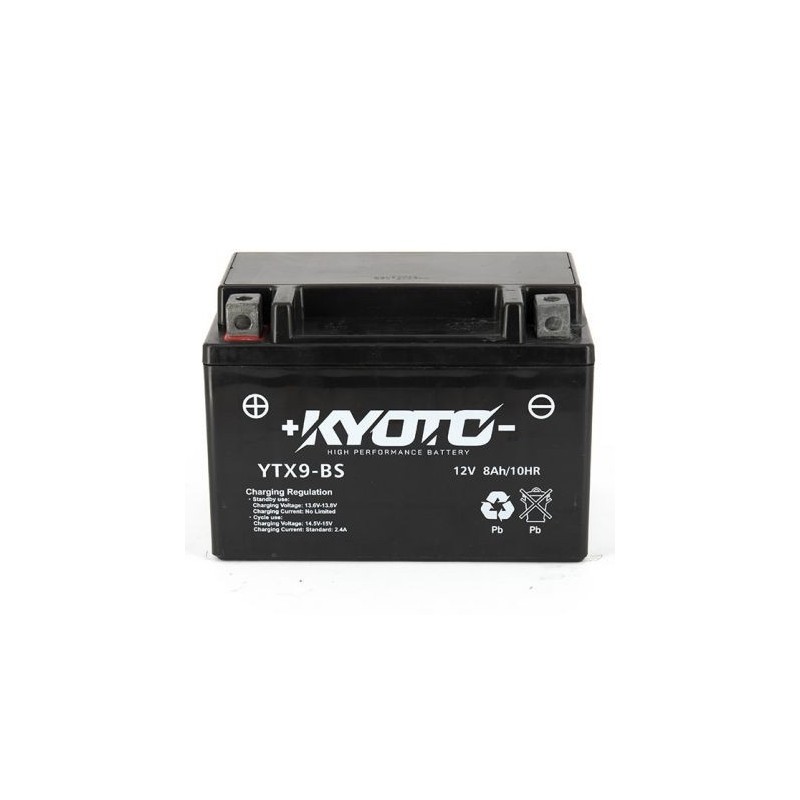 Batterie YTX9-BS SLA AGM Kyoto moto : , batterie moto de  moto