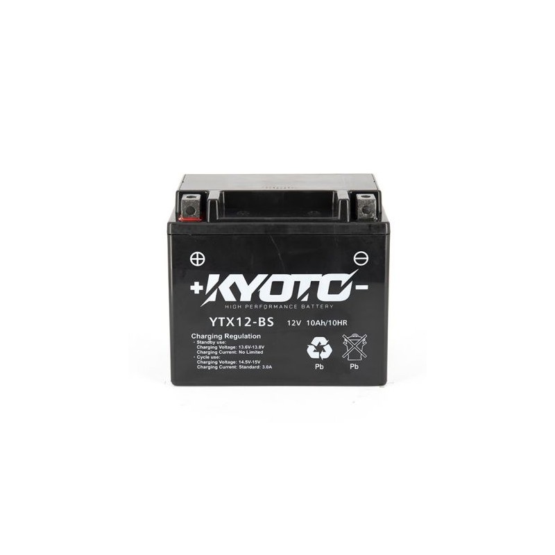Kyoto - Batterie Kyoto Yt12b-bs - SLA Sans Entretien AGM Prête à l