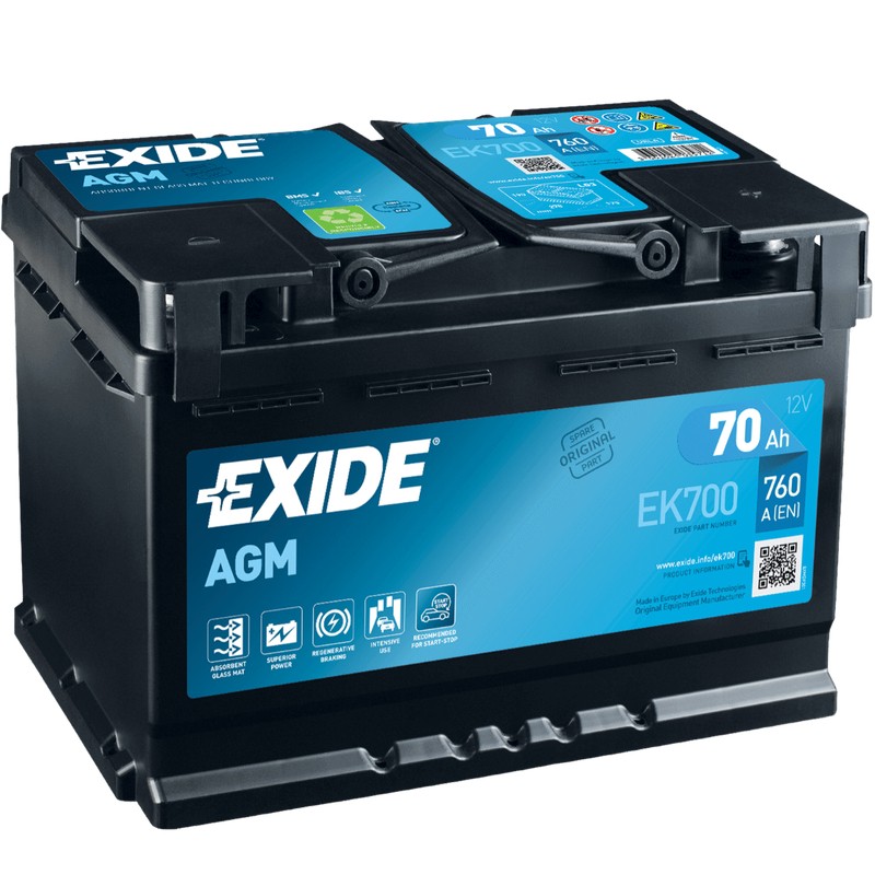 Batterie EXIDE AGM Start &...