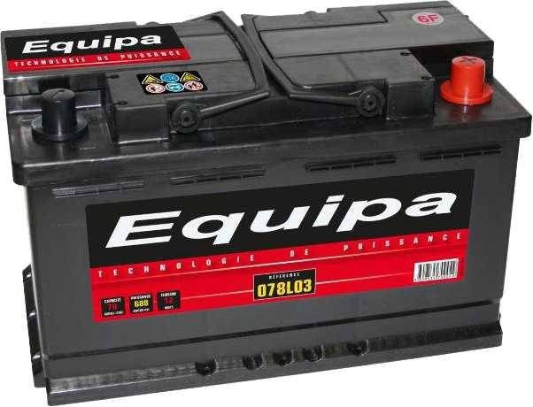 Batterie EQUIPA 078 L03 12V...