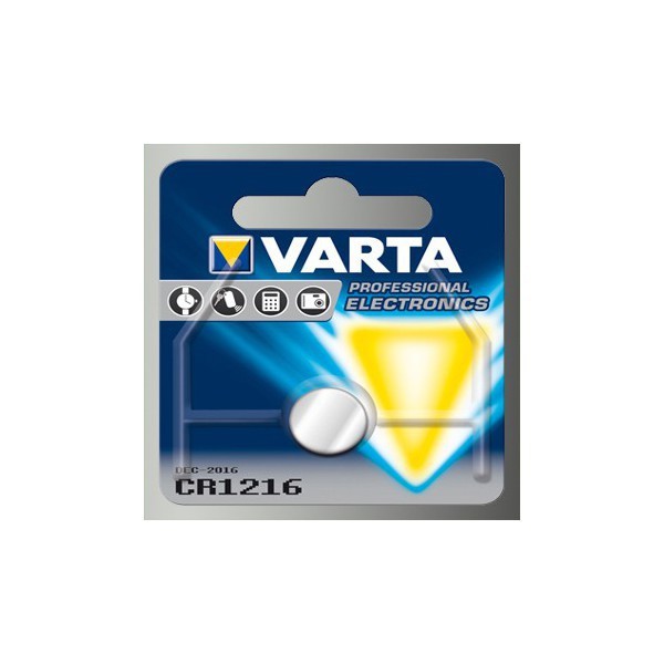 Pile bouton VARTA CR1216 3V