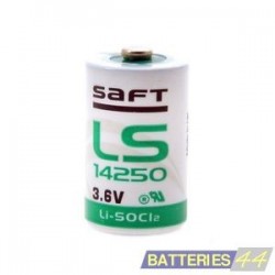 Pile remplace 1/2 AA LS14250PFR LS14250 - 1200mAh 3,6V Li-SOCl2 avec pattes  à souder