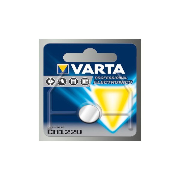 Varta Pile bouton lithium CR1220 3V pour Honda ✓ AKR Performance