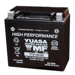 motorcycle battery YUASA YTX14-BS (12V 12Ah)