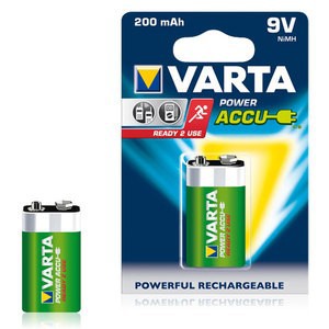 Piles rechargeables 9V 200mAH VARTA